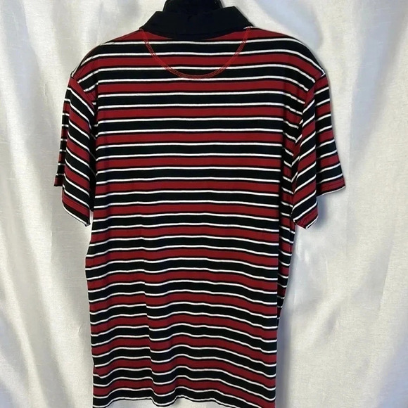 Vintage ,NWT,Airwalk  striped retro polo shirt.big bang,,skateboard,indie sleaze - Picture 6 of 12